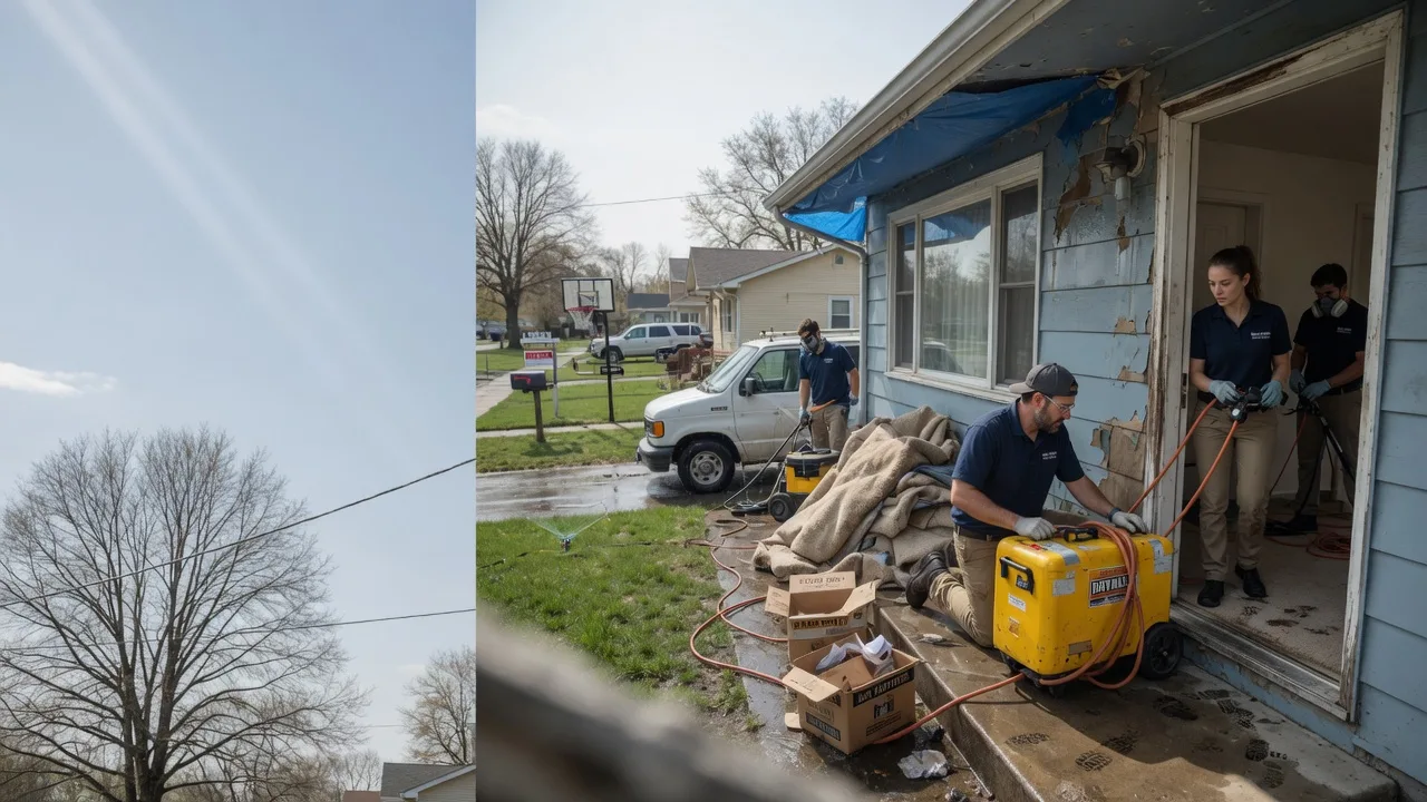 Basement Flood Cleanup in Francitas, TX near me